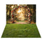 Kate Saint Valentin Arche de Fleurs Mariage Toile de fond+Printemps Herbe Vert Sol Toile de fond - Kate Backdrop FR