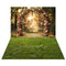 Kate Saint Valentin Arche de Fleurs Mariage Toile de fond+Printemps Herbe Vert Sol Toile de fond - Kate Backdrop FR