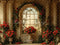 Kate Saint Valentin Vintage Fenêtre Roses Mariage Toile de fond conçue par Emetselch - Kate Backdrop FR