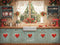 Kate Saint Valentin Rustique Cuisine Fenêtre Toile de fond conçue par GQ - Kate Backdrop FR