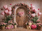 Kate Saint Valentin Arche Fleurs Rose Ballons Toile de fond conçue par Emetselch - Kate Backdrop FR