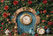 Kate Saint Valentin Horloge Jardin Alice Toile de fond conçue par Emetselch - Kate Backdrop FR