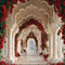 PROMO Kate Saint Valentin Roses Arche Rétro Couloir Mariage Toile de fond conçue par Emetselch - Kate Backdrop FR