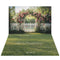 Kate Saint Valentin Arche Fleurs Jardin Clôture Toile de fond+Vert Herbe Soleil Sol Toile de fond - Kate Backdrop FR