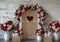 Kate Saint Valentin Arche de Fleurs Cœur Toile de fond conçue par Mini MakeBelieve - Kate Backdrop FR