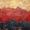 Kate Texture Abstraite Mur Doré Rouge Noir Toile de fond conçue par Mini MakeBelieve - Kate Backdrop FR