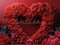 Kate Saint Valentin Cœur Roses Fleur Rouge Toile de fond conçue par Mini MakeBelieve - Kate Backdrop FR
