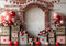 Kate Saint Valentin Ballon Ours en peluche Roses Toile de fond conçue par Mini MakeBelieve - Kate Backdrop FR