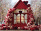 Kate Saint Valentin Serre Roses Rouge Cœur Toile de fond conçue par Mini MakeBelieve - Kate Backdrop FR