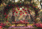 Kate Saint Valentin Pique-nique Fleur Arche Cœurs Toile de fond conçue par Mini MakeBelieve - Kate Backdrop FR