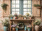 Kate Printemps Rustique Fleurs Fenêtre Table Toile de fond conçue par Emetselch - Kate Backdrop FR