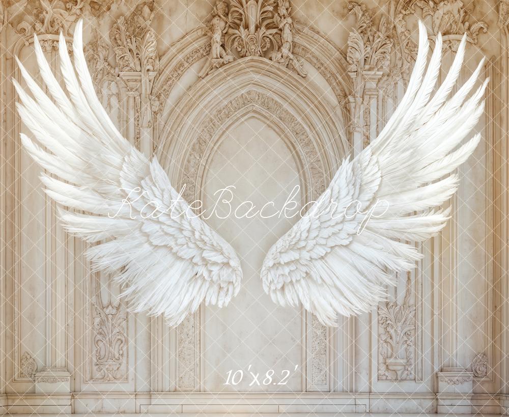 Kate Ailes d'ange Mur Rétro Arche Élégant Toile de fond conçue par Emetselch - Kate Backdrop FR
