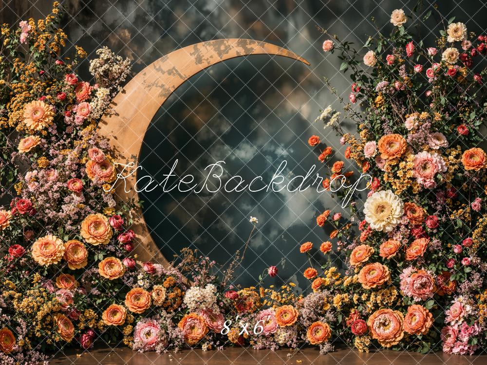 PROMO Kate Fête des mères Fleurs Croissant de Lune Toile de fond conçue par Emetselch - Kate Backdrop FR