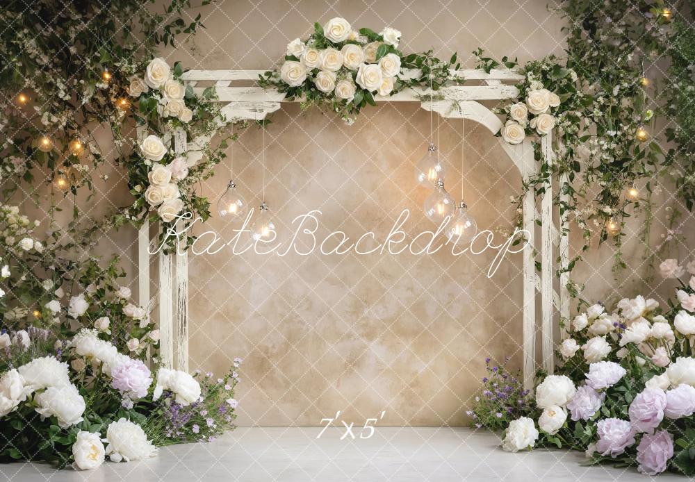Kate Fête des mères Mariage Fleurs Arche Toile de fond conçue par Mini MakeBelieve - Kate Backdrop FR
