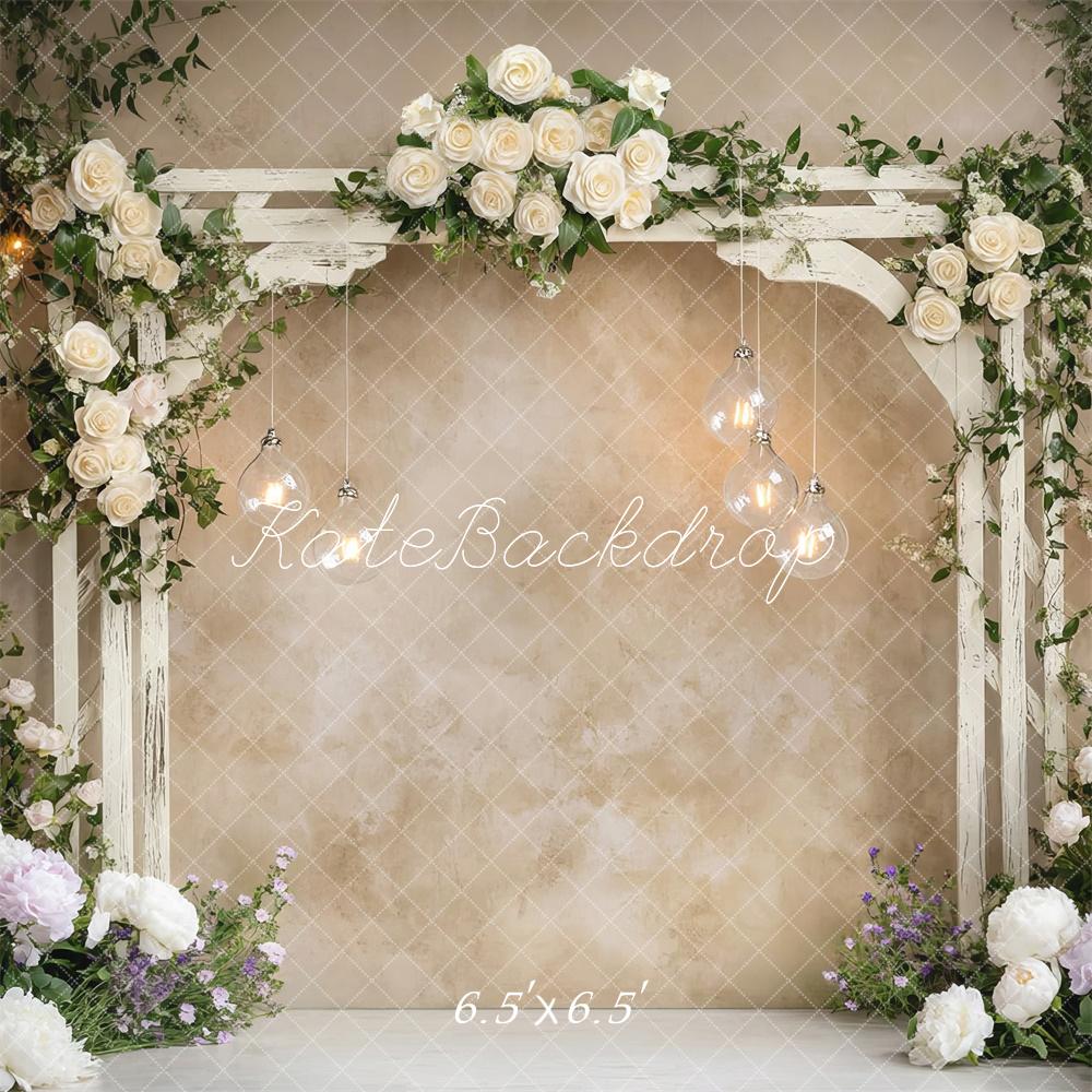 Kate Fête des mères Mariage Fleurs Arche Toile de fond conçue par Mini MakeBelieve - Kate Backdrop FR