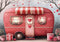 Kate Saint Valentin Caravane Rouge Cadeaux Toile de fond conçue par Mini MakeBelieve - Kate Backdrop FR