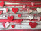 Kate Saint Valentin Coeurs Rouge Mur/Sol Bois Toile de fond conçue par Mini MakeBelieve - Kate Backdrop FR