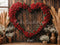 Kate Saint Valentin Cœur Roses Rustique Bohème Toile de fond conçue par Emetselch - Kate Backdrop FR