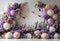 Kate Printemps Fleur Ballons Papillon Cake Smash Toile de fond conçue par Emetselch - Kate Backdrop FR