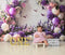 Kate Printemps Fleur Ballons Papillon Cake Smash Toile de fond conçue par Emetselch - Kate Backdrop FR
