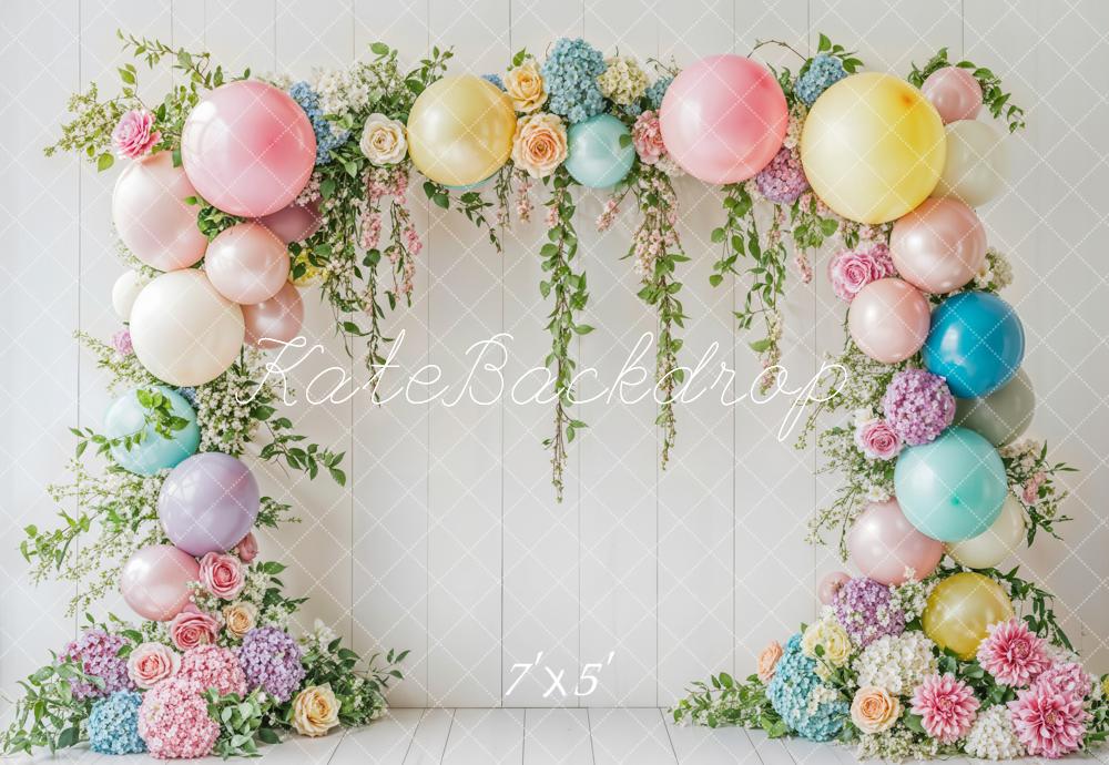 Kate Printemps Floral Arche de Ballons Toile de fond conçue par Emetselch - Kate Backdrop FR