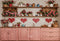 Kate Saint Valentin Cuisine Fleurs Rouge Cœur Toile de fond conçue par Emetselch - Kate Backdrop FR