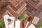 Kate Marron Parquet à chevrons Sol Toile de fond conçue par Kate Image - Kate Backdrop FR