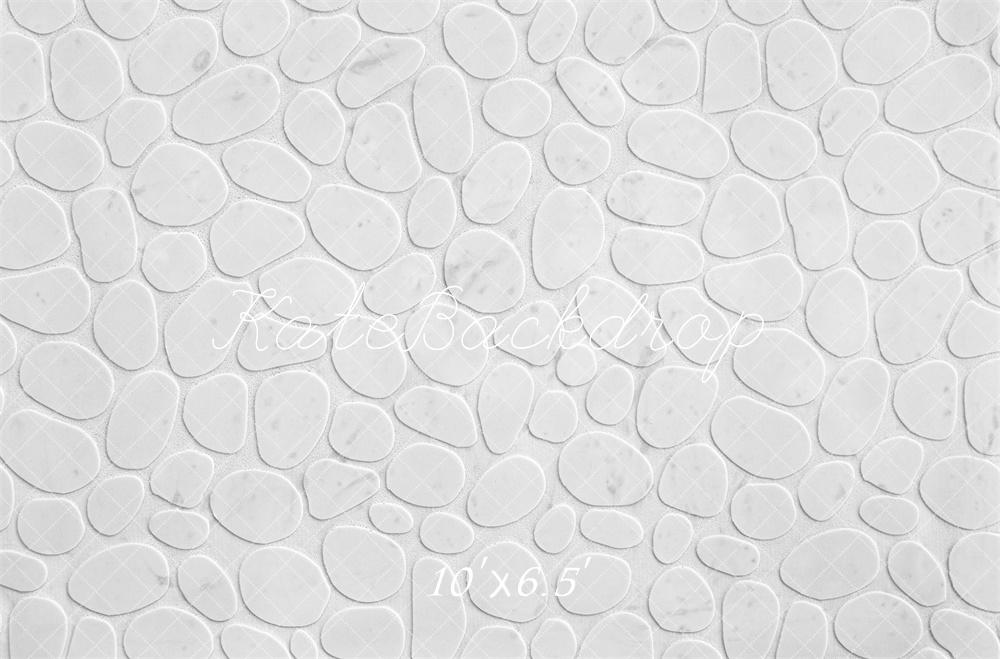 Kate Blanc Galets Sol Toile de fond conçue par Mini MakeBelieve - Kate Backdrop FR