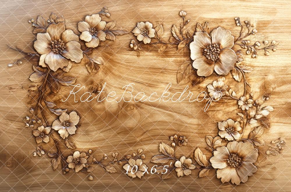 Kate Sculpture de Fleurs Bébé Sol Toile de fond conçue par Mini MakeBelieve - Kate Backdrop FR