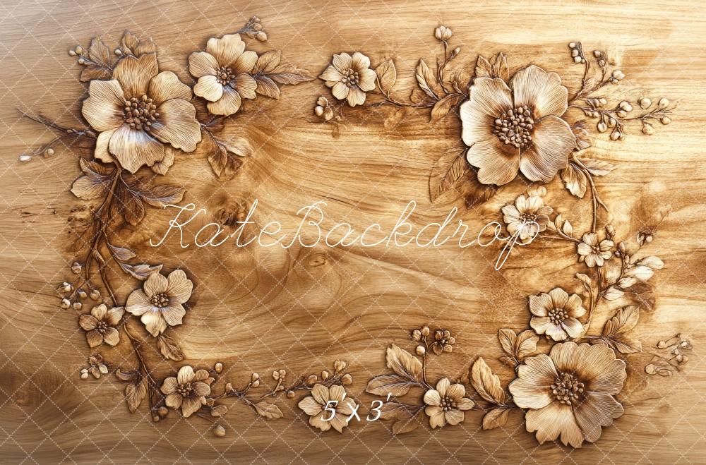 Kate Sculpture de Fleurs Bébé Sol Toile de fond conçue par Mini MakeBelieve - Kate Backdrop FR
