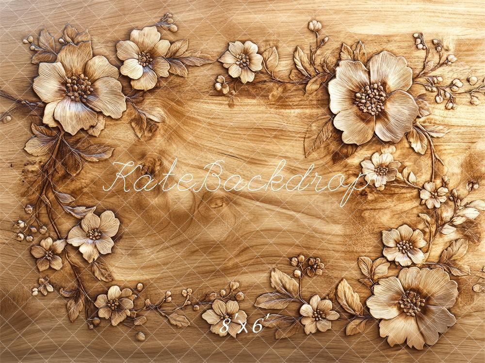 Kate Sculpture de Fleurs Bébé Sol Toile de fond conçue par Mini MakeBelieve - Kate Backdrop FR