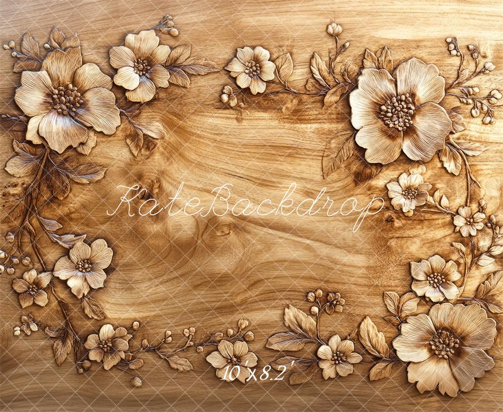 Kate Sculpture de Fleurs Bébé Sol Toile de fond conçue par Mini MakeBelieve - Kate Backdrop FR