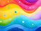 Kate Arc-en-ciel Abstrait Coloré Enfant Toile de fond conçue par Patty Roberts - Kate Backdrop FR