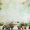 Kate Pâques Œufs Fleur Printemps Jardin Toile de fond conçue par Patty Roberts - Kate Backdrop FR