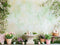 Kate Pâques Œufs Fleur Printemps Jardin Toile de fond conçue par Patty Roberts - Kate Backdrop FR