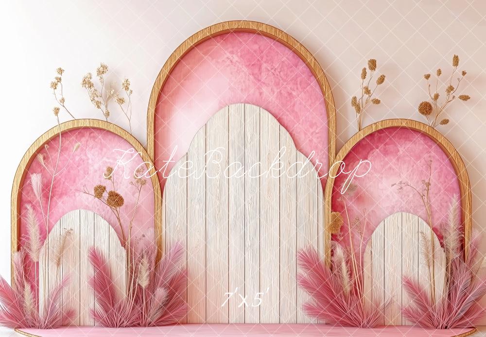 Kate Bohème Rose Arche Saint Valentin Simple Toile de fond conçue par Patty Roberts - Kate Backdrop FR