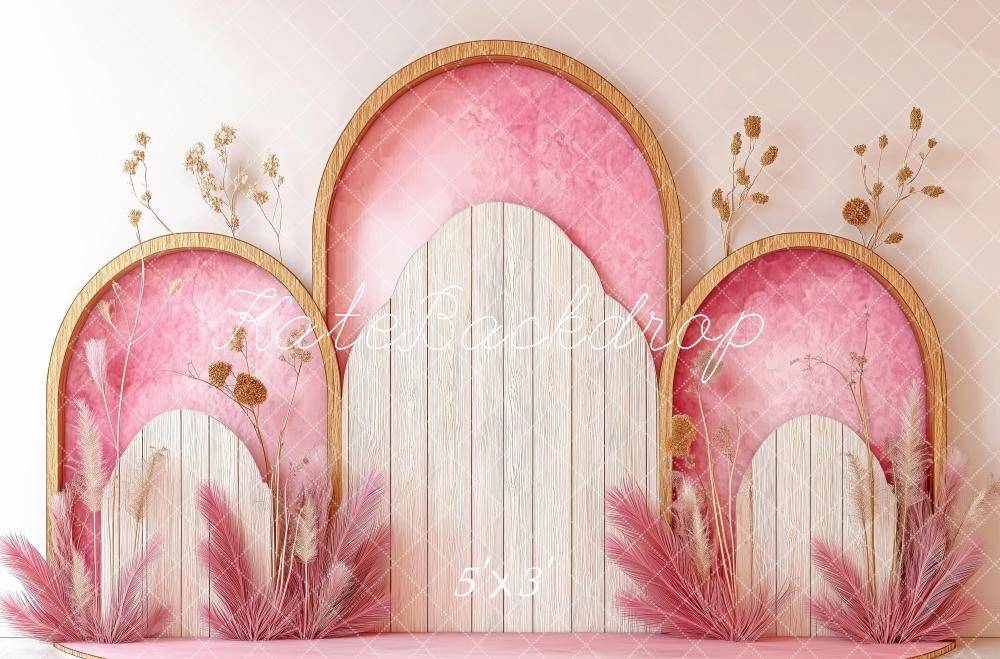 Kate Bohème Rose Arche Saint Valentin Simple Toile de fond conçue par Patty Roberts - Kate Backdrop FR