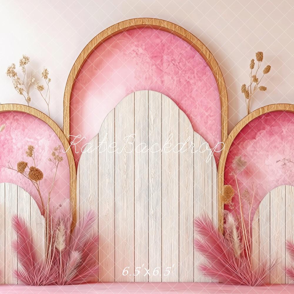 Kate Bohème Rose Arche Saint Valentin Simple Toile de fond conçue par Patty Roberts - Kate Backdrop FR