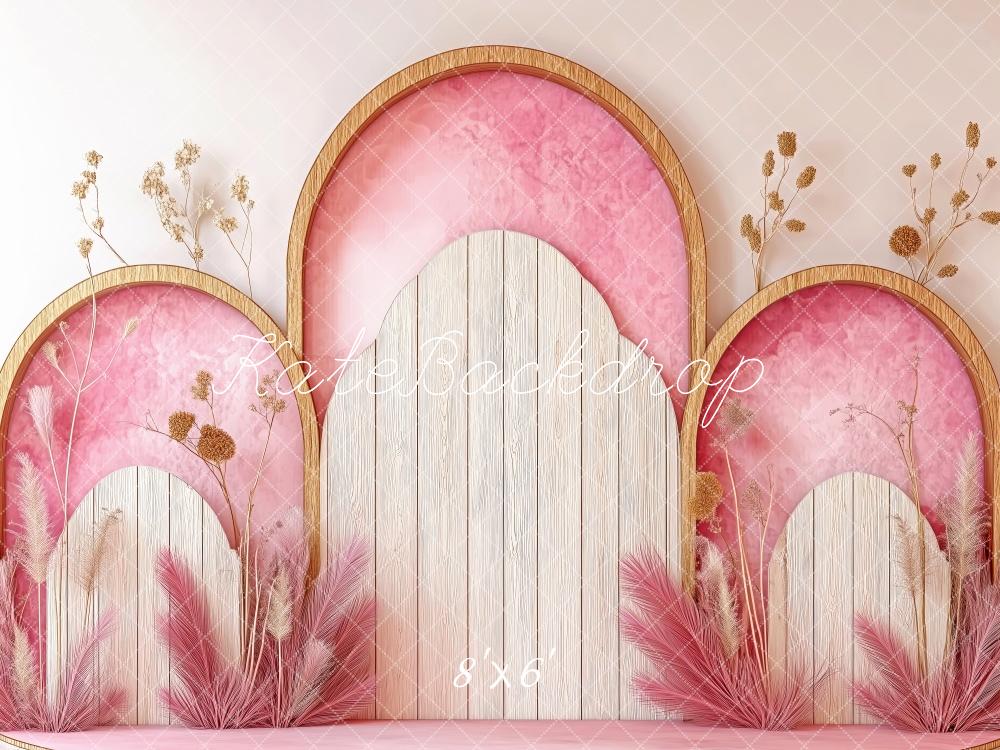 Kate Bohème Rose Arche Saint Valentin Simple Toile de fond conçue par Patty Roberts - Kate Backdrop FR