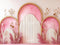 Kate Bohème Rose Arche Saint Valentin Simple Toile de fond conçue par Patty Roberts - Kate Backdrop FR