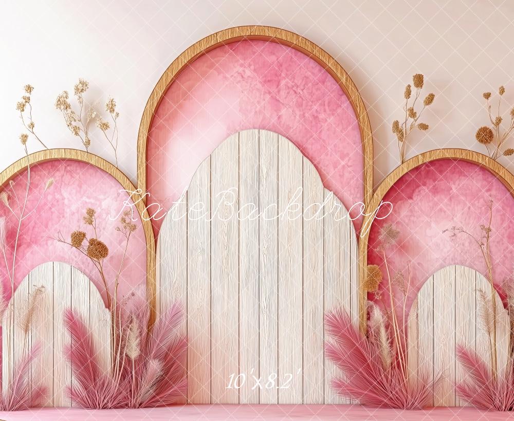 Kate Bohème Rose Arche Saint Valentin Simple Toile de fond conçue par Patty Roberts - Kate Backdrop FR