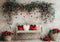 Kate Saint Valentin Coeur Fleur Banc Toile de fond conçue par Patty Roberts - Kate Backdrop FR