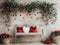 Kate Saint Valentin Coeur Fleur Banc Toile de fond conçue par Patty Roberts - Kate Backdrop FR