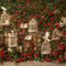Kate Saint Valentin Roses Cage à oiseaux Toile de fond conçue par Emetselch - Kate Backdrop FR