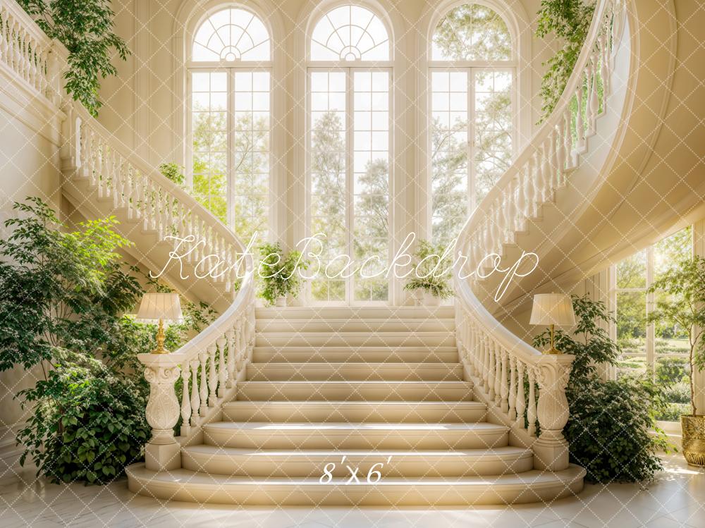 Kate Printemps Élégant Escalier en cascade Toile de fond conçue par Emetselch - Kate Backdrop FR