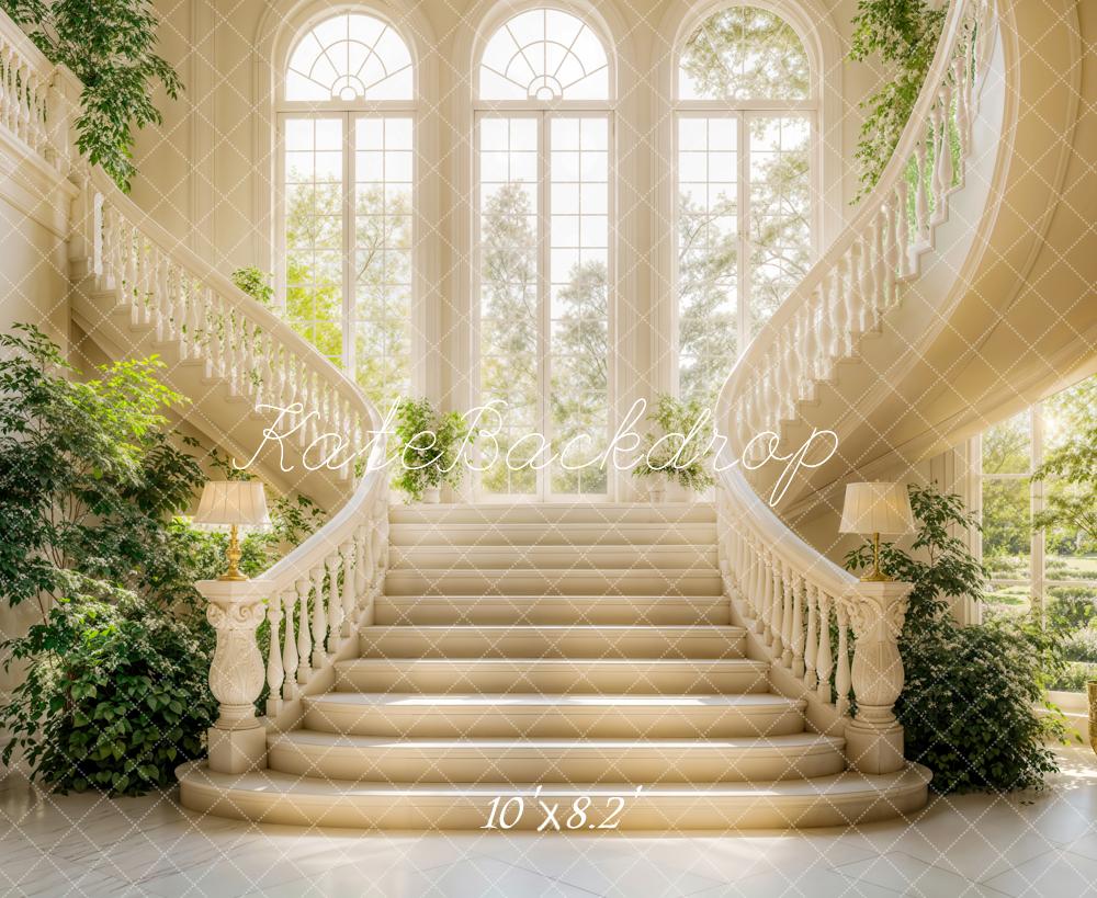 Kate Printemps Élégant Escalier en cascade Toile de fond conçue par Emetselch - Kate Backdrop FR