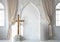 Kate Mariage Église Croix Marbre Arche Toile de fond conçue par Mini MakeBelieve - Kate Backdrop FR
