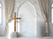 Kate Mariage Église Croix Marbre Arche Toile de fond conçue par Mini MakeBelieve - Kate Backdrop FR