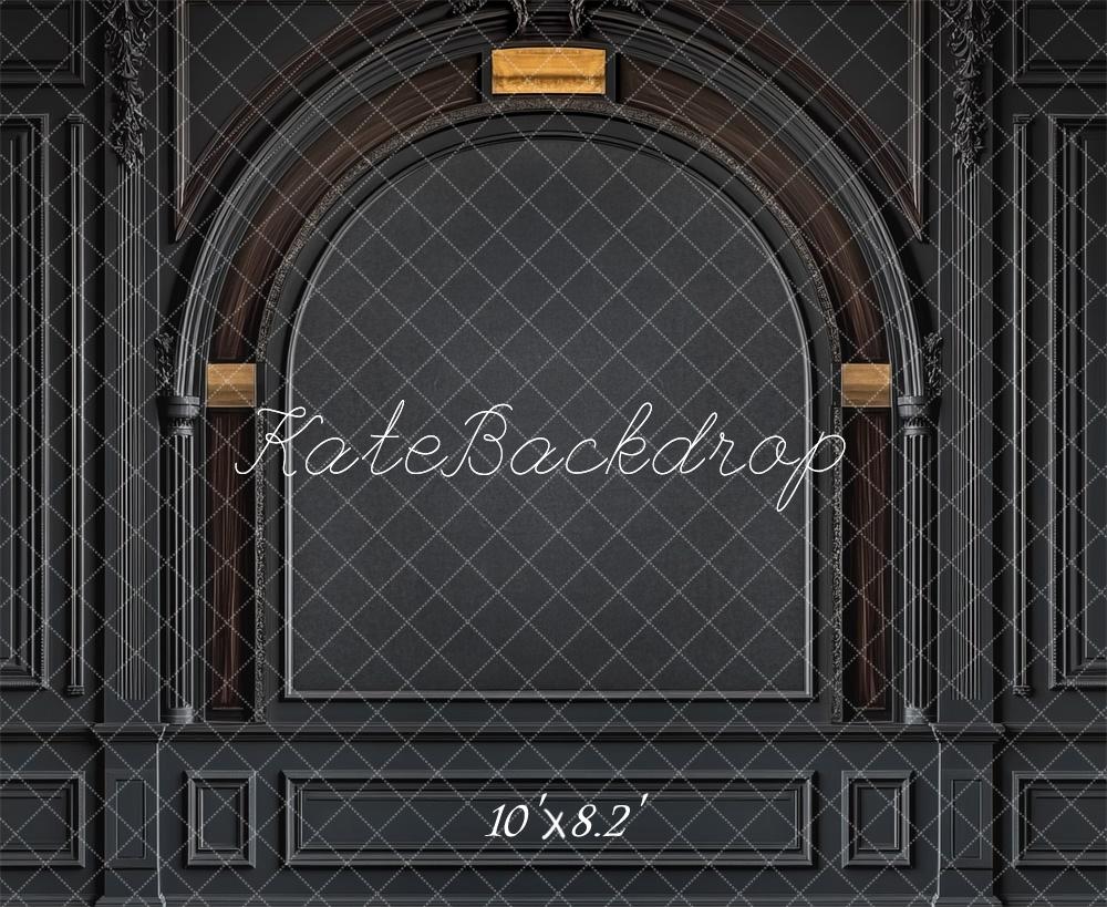 Kate Fête des pères Mur Rétro Noir Arche Toile de fond conçue par Mini MakeBelieve - Kate Backdrop FR