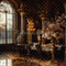 Kate Rétro Splendide Salle de bal Fenêtre Toile de fond conçue par Mini MakeBelieve - Kate Backdrop FR